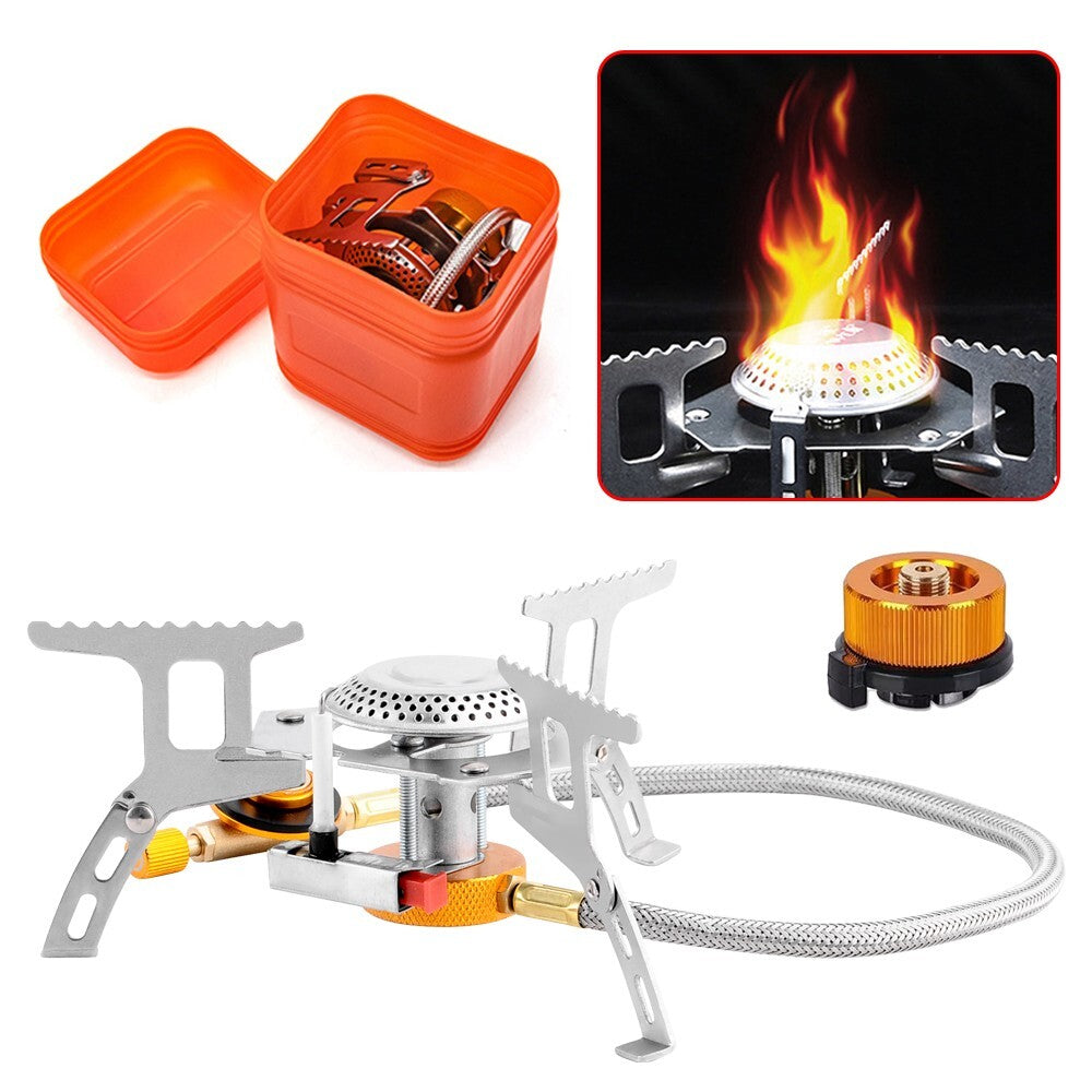 Portable Camping Gas Stove 3500W - Push Button Ignition