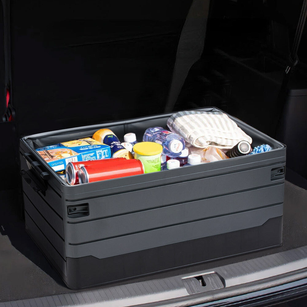 Collapsible Camping Storage Box (35L / 60L) - Waterproof Car Boot Organizer