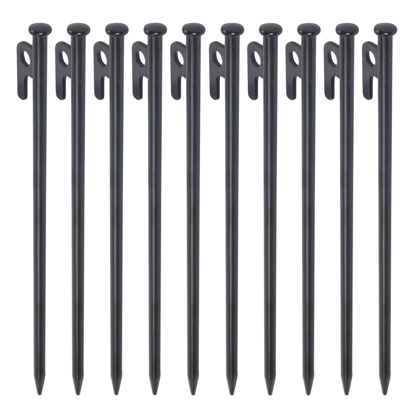 Heavy-Duty Tent Pegs (30cm) – Hard Ground Stakes