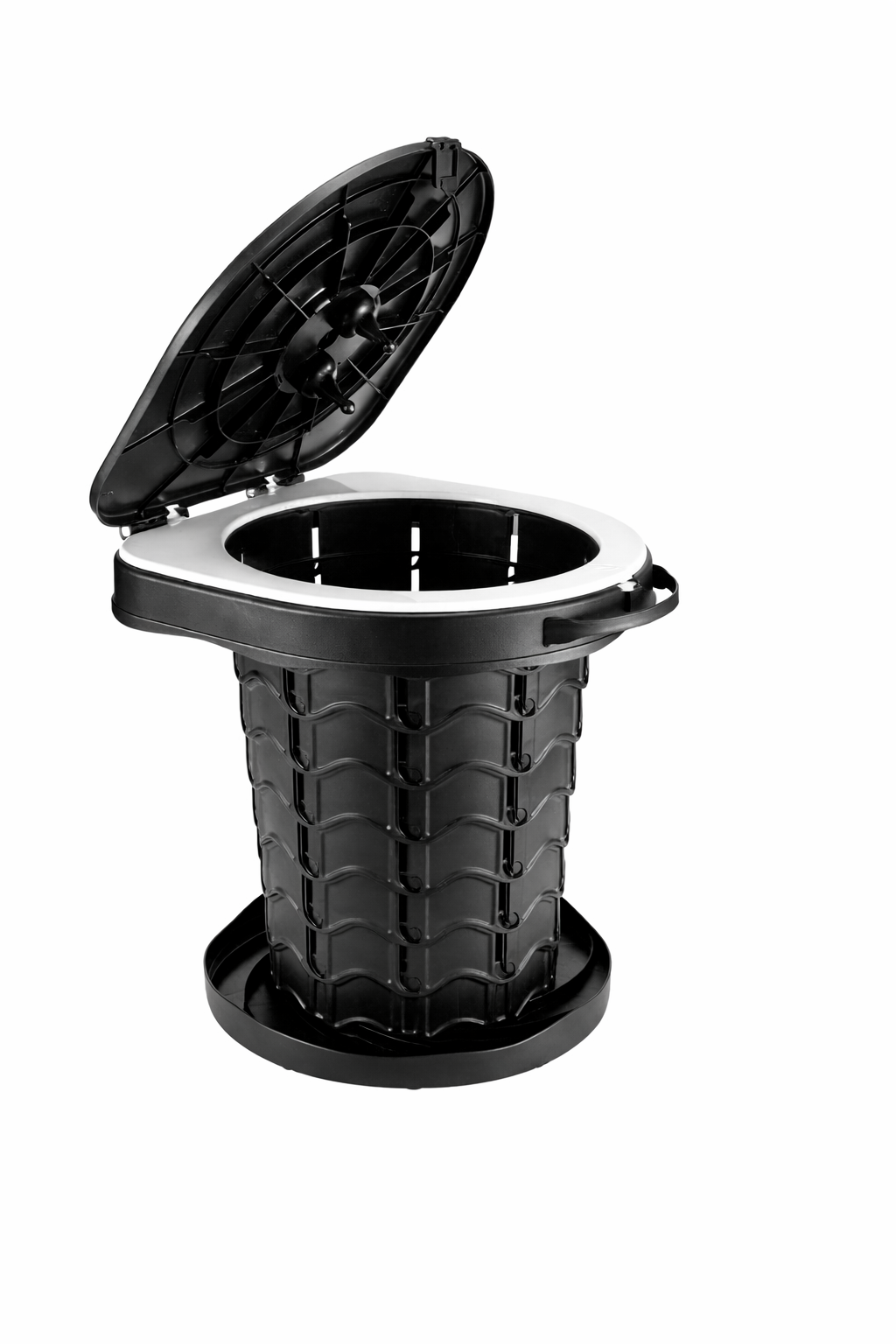 Portable Folding Camping Toilet with Lid