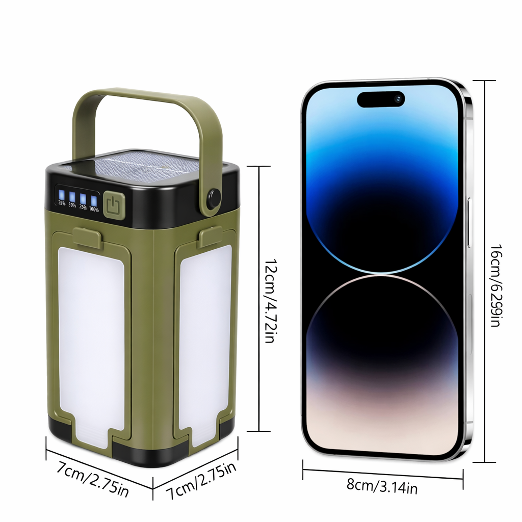 Solar Camping Lantern – Rechargeable LED Light