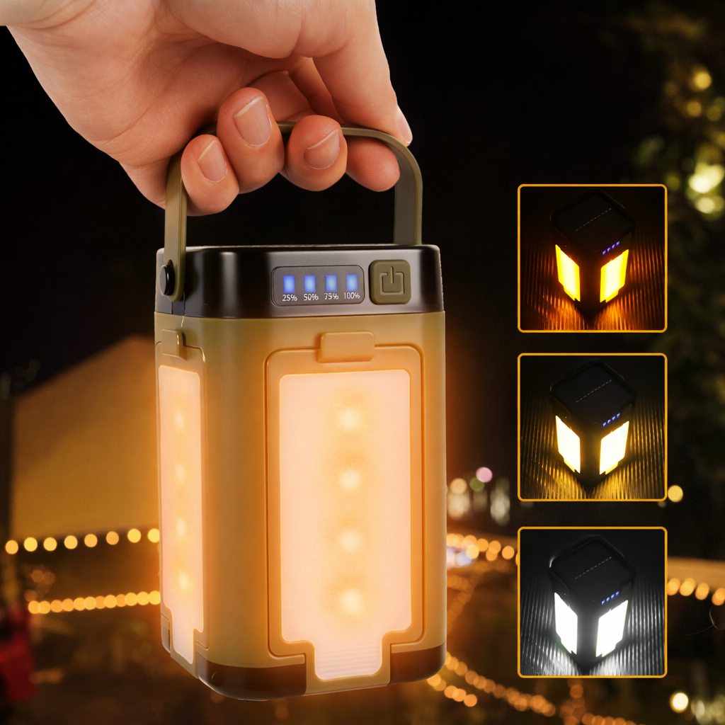 Solar Camping Lantern – Rechargeable LED Light